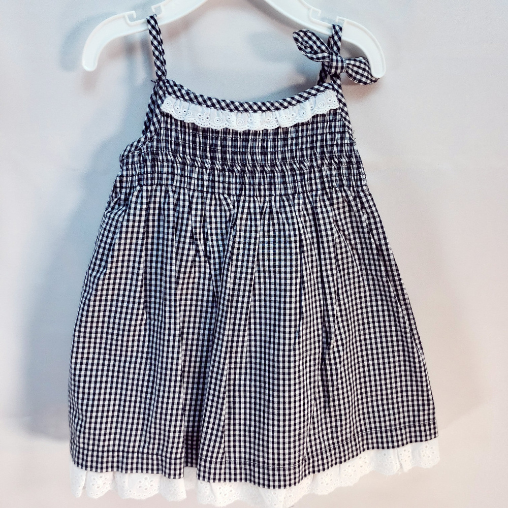 First Impressions 100% Cotton Sundress Size 6-9 M